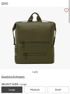 Dagne Dover diaper bag with accessories